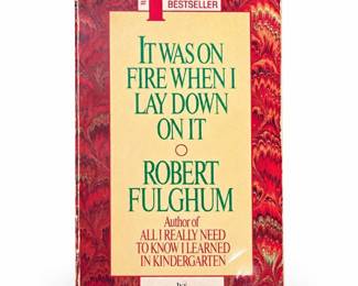 Robert Fulghum, It Was On Fire When I Lay Down On It, 1991 Ivy Books Paperback