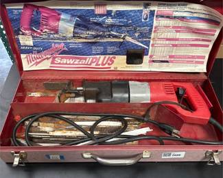 Milwaukee 6518 Sawzall Plus Reciprocating Saw in Metal Case with Blades