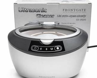 Frontgate CD-2820 Ultrasonic Jewelry Cleaner with Auto-Open Lid and Original Box