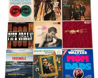 19 Vinyl Albums and 2 Box Sets: Peter, Paul and Mary, Boston Pops, Big Band Hits