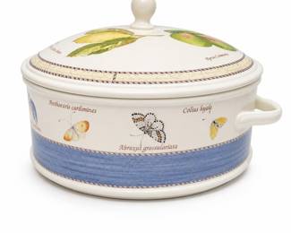 Wedgwood Sarah's Garden Blue Band Round Covered Vegetable Dish