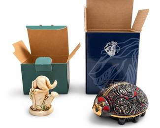Harmony Kingdom Catch As Catch Can and De Rosa Rinconada Ladybug Boxes
