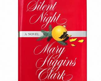 Mary Higgins Clark, Silent Night, 1995 First Edition, First Printing Hardcover