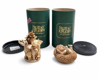 Harmony Kingdom Ganesa's Parade Event Piece and Sunnyside Up Hedgehog Boxes