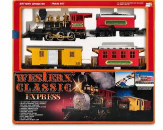Toy State Western Classic Express No. 6080 Battery-Operated Train Set with Box