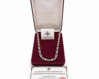 Camrose & Kross Jacqueline Kennedy Inaugural Gala Necklace, Box and Certificate