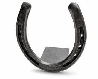 St. Croix Forge Lite Steel Horseshoe Made into a Bookend