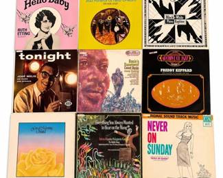 25 LPs: Dick Dale Surfers' Choice, Sarah Vaughan, Clooney & Ellington, Basie