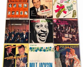 Jazz and Big Band Vinyl LPs: Duke Ellington, Dizzy Gillespie, Milt Jackson