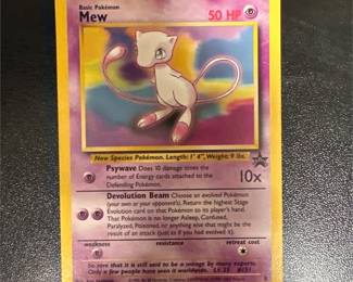 Pokémon TCG Mew #8 Wizards Black Star Promo
