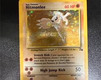 Pokémon TCG Hitmonlee 7/62 Fossil Holo, Unlimited