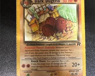 Pokémon TCG Dark Dugtrio 23/82 Team Rocket Card, Unlimited