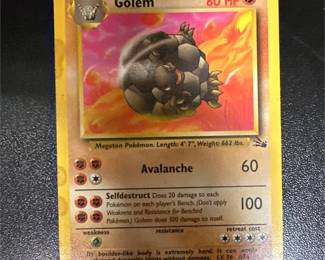 Pokémon TCG Golem 36/62 Fossil Card, Unlimited