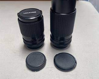 Ozunon Manual Focus Zoom Lenses, 75-200mm f/4.5 Macro and f/3.5 Short Zoom