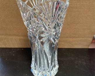 Cristal d'Arques-Durand Vincennes Lead Crystal Vase, Made in France