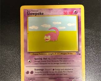 Pokémon TCG Slowpoke 55/62 Fossil, Unlimited