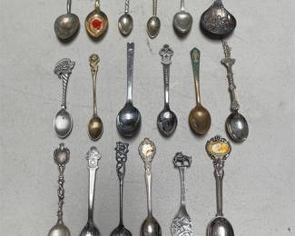 Rolex Bucherer Lucerne and Liberty Centennial Souvenir Spoons, Lot of 18