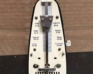 Wittner Taktell Piccolo No. 836 Black Metronome with Original Box