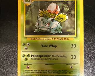 Pokémon TCG Ivysaur 30/102 Base Set Card, Unlimited