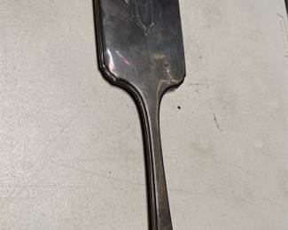 R. Wallace & Sons Sterling Silver Hand Mirror 96-2 with Engraved Crest Cartouche