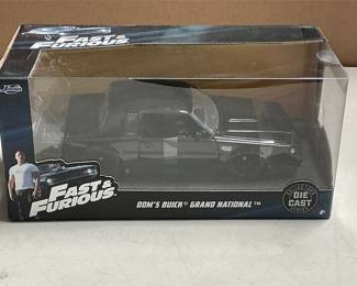 Jada Fast & Furious Dom's Buick Grand National 1:24 Die-Cast Car in Window Box
