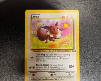 Pokémon TCG Eevee 51/64 Jungle Card, Unlimited