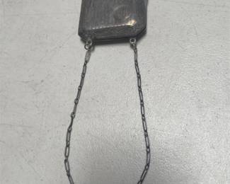 Webster Co. Sterling Silver Dance Purse Compact with Engine-Turned Front