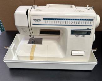 Brother XL-3027 Sewing Machine with Hard Case, Foot Pedal and Manual