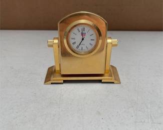 Rite Aid Logo Quartz Desk Clock with Arched Swivel Case