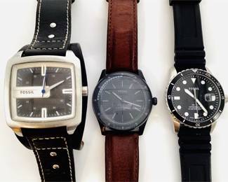 Fossil FB-01, Sullivan Solar and Trend JR9991 Men's Watches