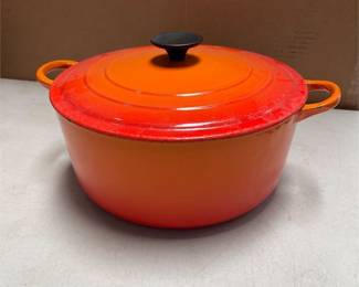 Le Creuset Flame Enameled Cast Iron Dutch Oven with Lid