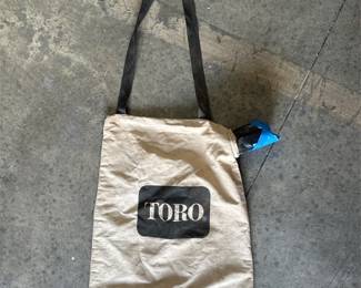 Toro Blower Vacuum Collection Bag with Bottom Zipper and Shoulder Strap