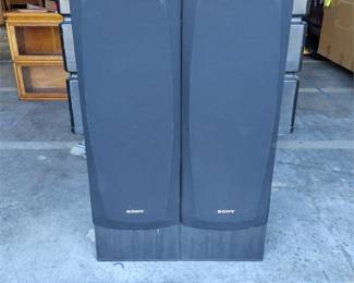 Sony Floor-Standing Tower Speakers, Pair