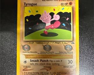 Pokémon TCG Tyrogue 66/75 Neo Discovery Card, Unlimited