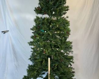 Lit tree, artificial christmas tree, eco-friendly christmas tree, decor