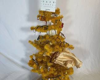 Optometry tree, pun tree, camp christmas original art