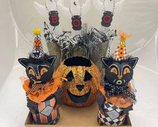 Halloween decor 4 pc.