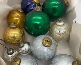 Heavy Glass Ornaments