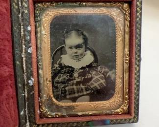 Daguerreotype, vintage photo, photography, historic photo, baby portrait
