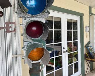 Antique traffic light 
