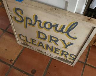 Double sided sign 
