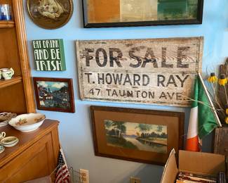 Many vintage signs 