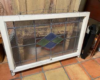 Vintage stained glass windows 