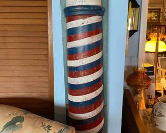 Primitive barbers sign 