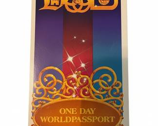 1983 Walt Disney World One Day Worldpassport Ticket