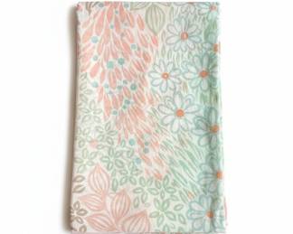 Vintage Floral Chiffon Scarf