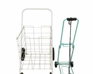 Vintage Wire Rolling Utility Carts