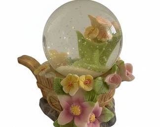 Greenbrier International Floral Waterball with Scene