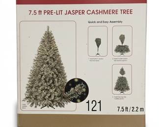 Ashland 7.5 ft Pre-Lit Jasper Cashmere Christmas Tree