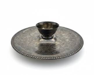 Wm. Rogers Silver Plated Chip and Dip Set